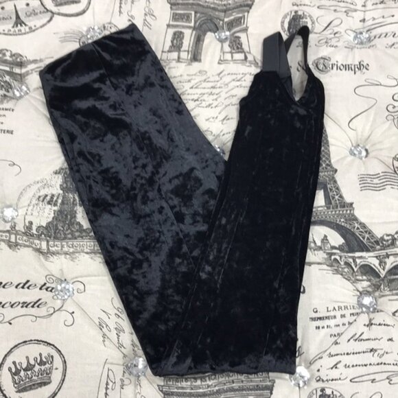 1.state Crushed Velvet Stirrup Leggings - Picture 8 of 8